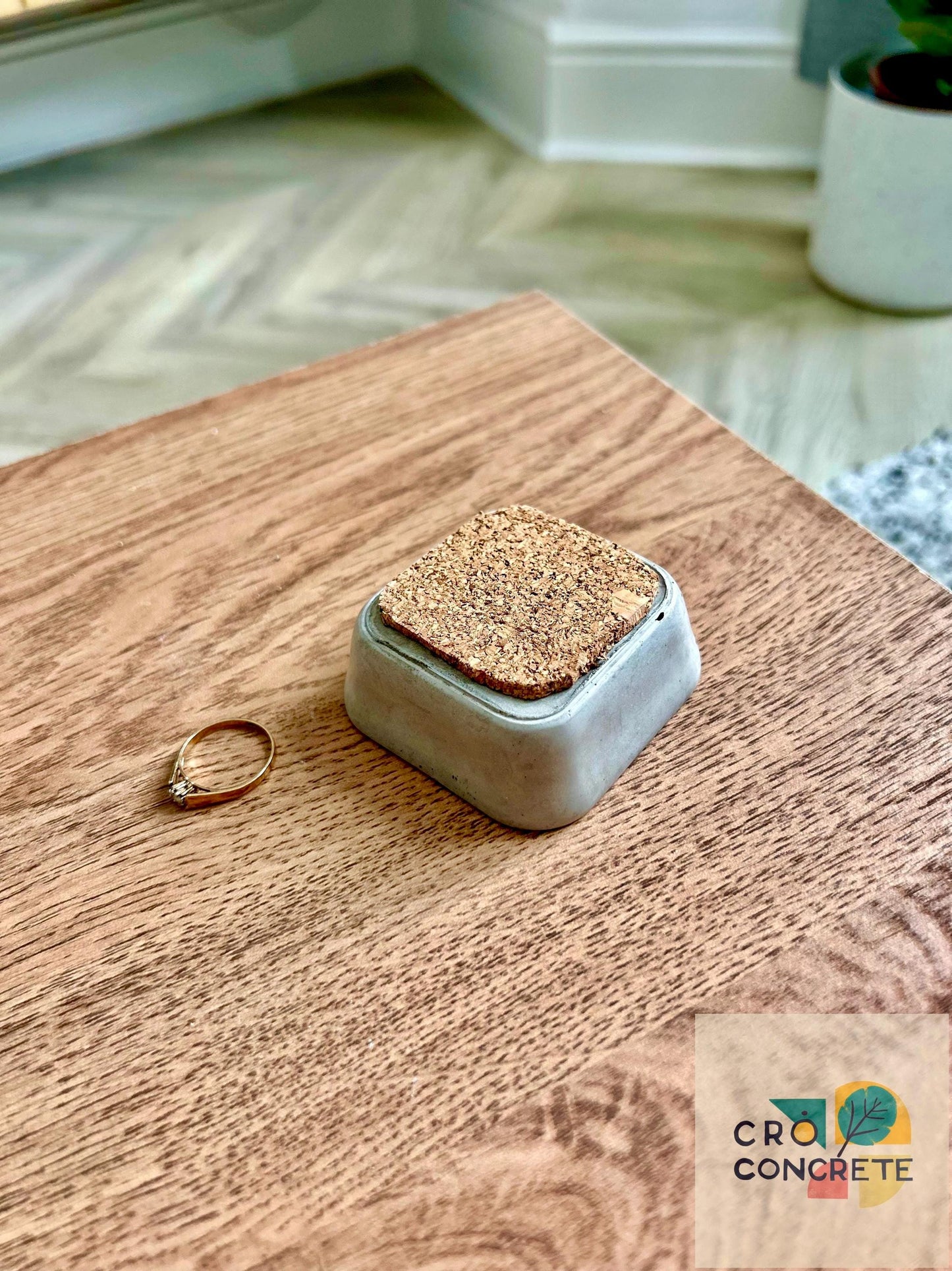 Handmade Concrete Jewellery Storage – Modern Decorative Storage – Minimalist Industrial Home Decor – Unique Gift Idea