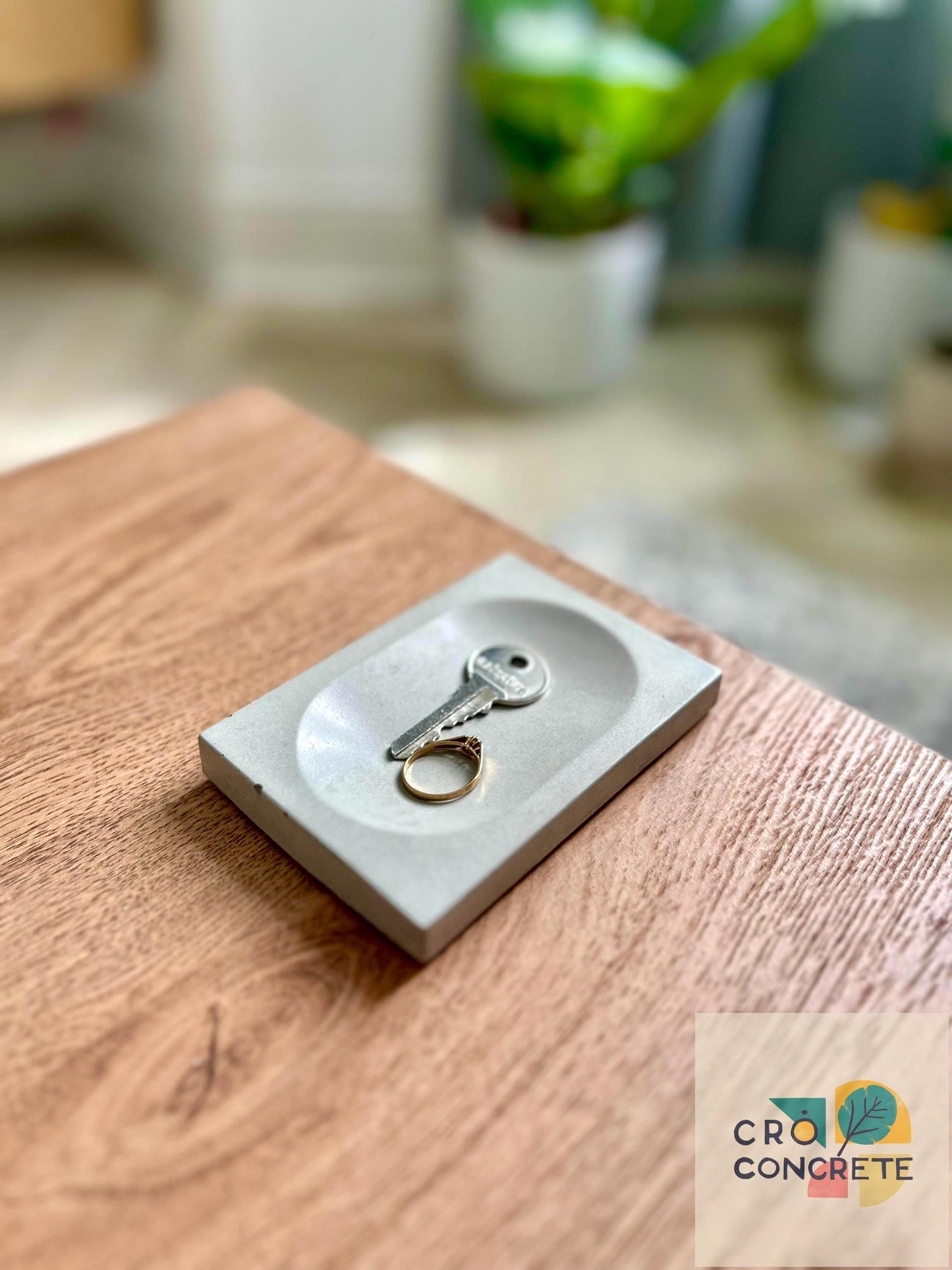 Handmade Concrete Soap Holder – Minimalist Bathroom Decor, Industrial Style Soap Dish